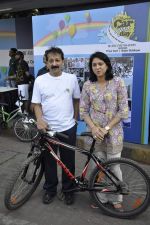 Priya Dutt at Cycle Race Event in Mumbai on 23rd Feb 2014